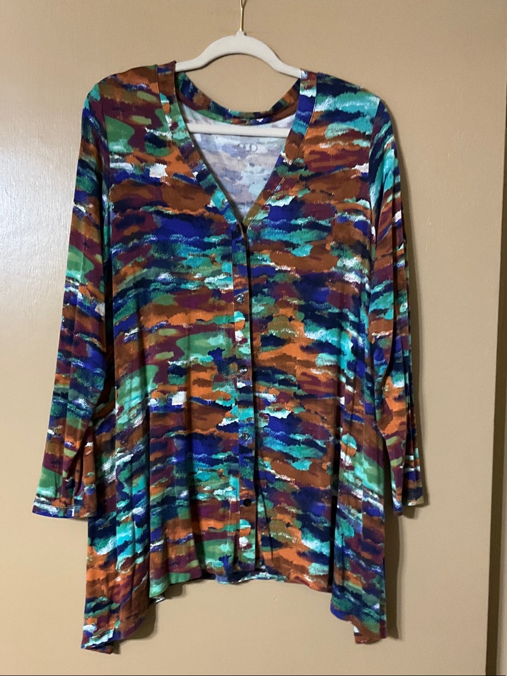 LOGO Multicolored Cardigan